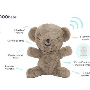 NEW IN BOX Happiest Baby SNOO Bear Coco plush Noise sooth Machine CRY ACTIVATED